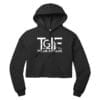 WOMENS TGIF This Girl Is Fearless Cropped Hoodie