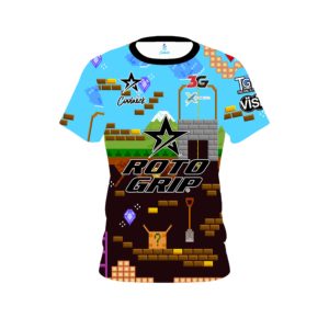 Stefanie Johnson Roto Grip Mario Bros CoolWick Bowling Jersey