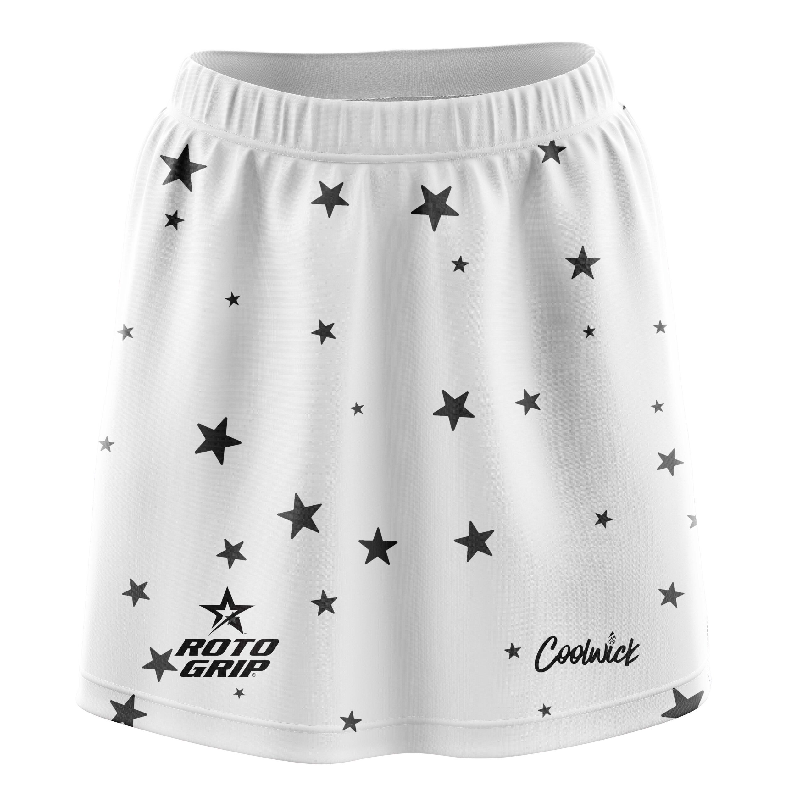 Stefanie Johnson Roto Grip White Stars CoolWick Bowling Skort
