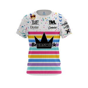 .Stefanie Johnson Brunswick Confetti CoolWick Bowling Jersey